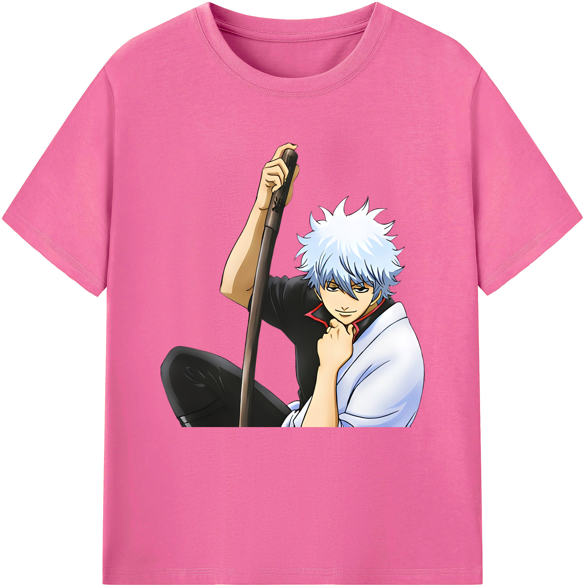 （画像用） ぎんたま 坂田銀時（さかたぎんとき） 神楽 志村新八（しむら しんぱち） GINTAMA Sakata Gintoki Kagura Shimura Shinpachi レディースカジュアルプリントTシャツ（綿100％）